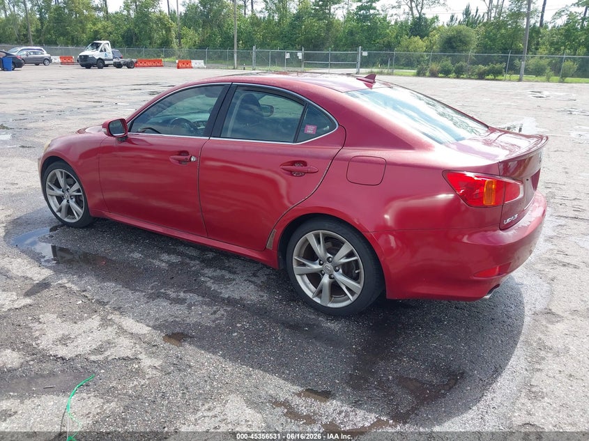 2010 Lexus Is 250 VIN JTHBF5C20A5114763 IAAI salvage auction — NORMAL WEAR, Clear (Florida), sold $2,850 on 2026-07-14 (photo 3)
