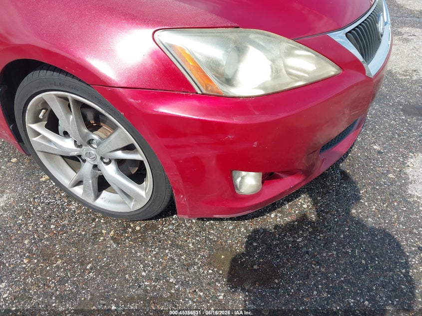 2010 Lexus Is 250 VIN JTHBF5C20A5114763 IAAI salvage auction — NORMAL WEAR, Clear (Florida), sold $2,850 on 2026-07-14 (photo 6)