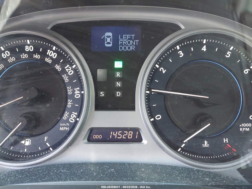 2010 Lexus Is 250 VIN JTHBF5C20A5114763 IAAI salvage auction — NORMAL WEAR, Clear (Florida), sold $2,850 on 2026-07-14 (photo 7)