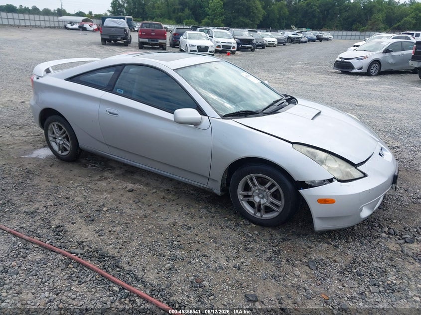 2002 Toyota Celica VIN JTDDR32T320127585 IAAI salvage auction — RIGHT FRONT, Repossession Paperwork (Georgia), sold $250 on 2026-07-06 (photo 1)