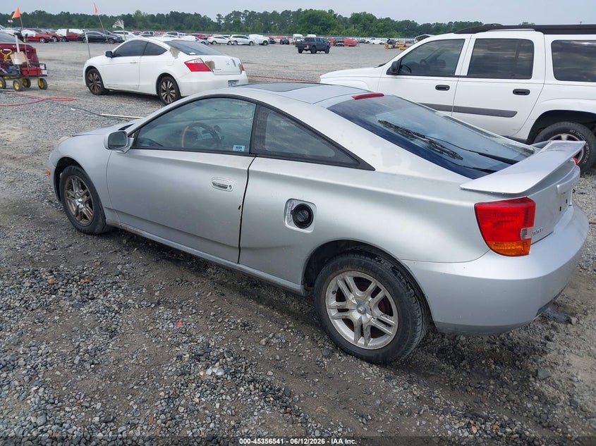 2002 Toyota Celica VIN JTDDR32T320127585 IAAI salvage auction — RIGHT FRONT, Repossession Paperwork (Georgia), sold $250 on 2026-07-06 (photo 3)