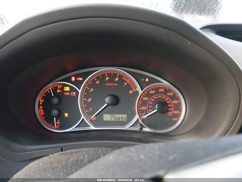 2008 Subaru Impreza VIN JF1GE75648G515842 IAAI salvage auction — ROOF, Repossession Paperwork (Georgia), sold $25 on 2026-07-29 (photo 7)