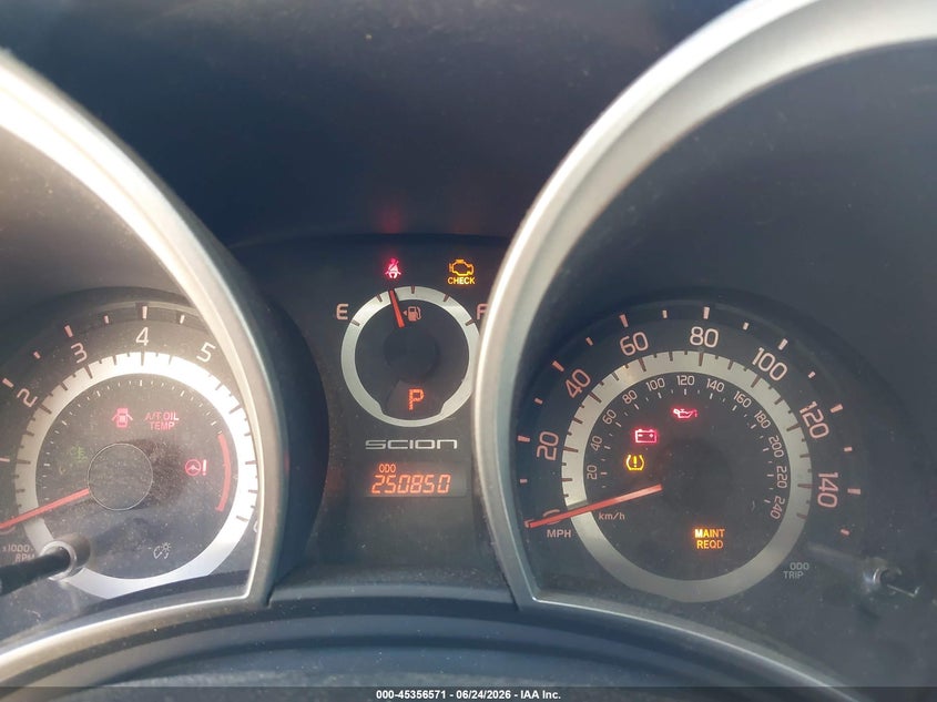 2011 Scion Tc VIN JTKJF5C72B3004943 IAAI salvage auction — NORMAL WEAR, Repossession Paperwork (Georgia), sold $525 on 2026-08-02 (photo 7)