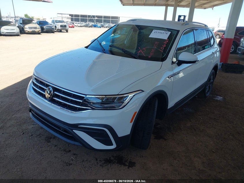 2024 Volkswagen Tiguan VIN 3VV3B7AX6RM106363 IAAI salvage auction — FRONT END, Clear (Arizona), sold $10,700 on 2026-07-28 (photo 2)