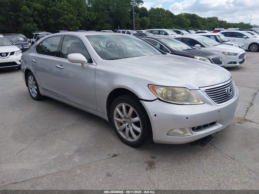 2007 Lexus Ls 460 VIN JTHGL46F675010889 IAAI salvage auction — NORMAL WEAR, Original (Texas), sold $700 on 2026-07-13 (photo 1)