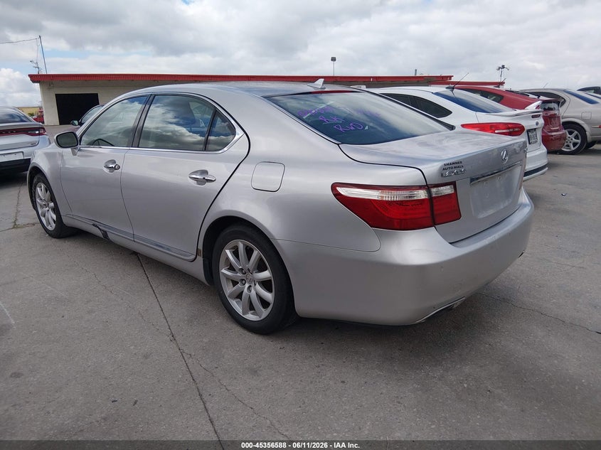 2007 Lexus Ls 460 VIN JTHGL46F675010889 IAAI salvage auction — NORMAL WEAR, Original (Texas), sold $700 on 2026-07-13 (photo 3)