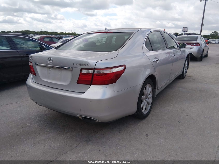 2007 Lexus Ls 460 VIN JTHGL46F675010889 IAAI salvage auction — NORMAL WEAR, Original (Texas), sold $700 on 2026-07-13 (photo 4)