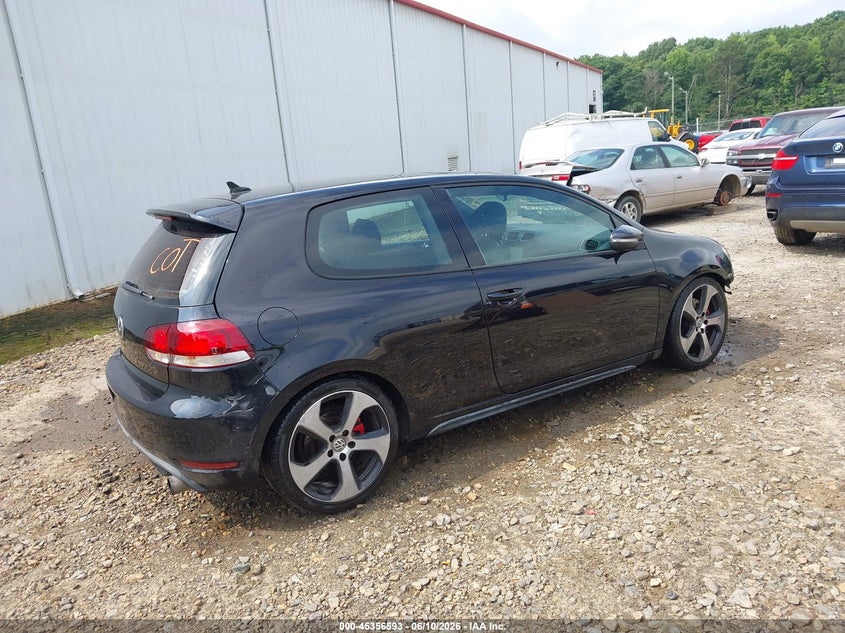2011 Volkswagen Gti VIN WVWFD7AJ8BW144944 IAAI salvage auction — NORMAL WEAR, Repossession Paperwork (Georgia), sold $1,600 on 2026-07-09 (photo 4)