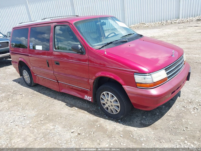 1995 Plymouth Grand voyager VIN 1P4GH44R5SX635325 IAAI salvage auction — NORMAL WEAR, Repossession Paperwork (Georgia), sold $375 on 2026-07-16 (photo 1)