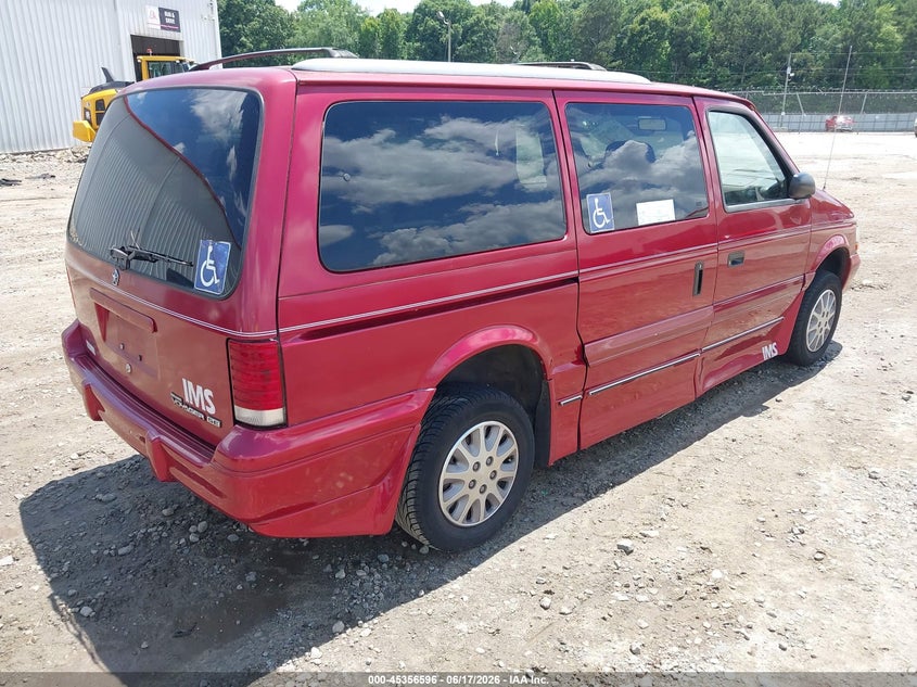 1995 Plymouth Grand voyager VIN 1P4GH44R5SX635325 IAAI salvage auction — NORMAL WEAR, Repossession Paperwork (Georgia), sold $375 on 2026-07-16 (photo 4)
