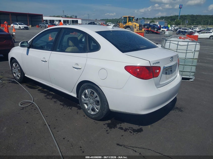 2010 Hyundai Elantra VIN KMHDU4AD8AU865643 IAAI salvage auction — LEFT FRONT, Repossessed (Missouri), sold $225 on 2026-07-21 (photo 3)