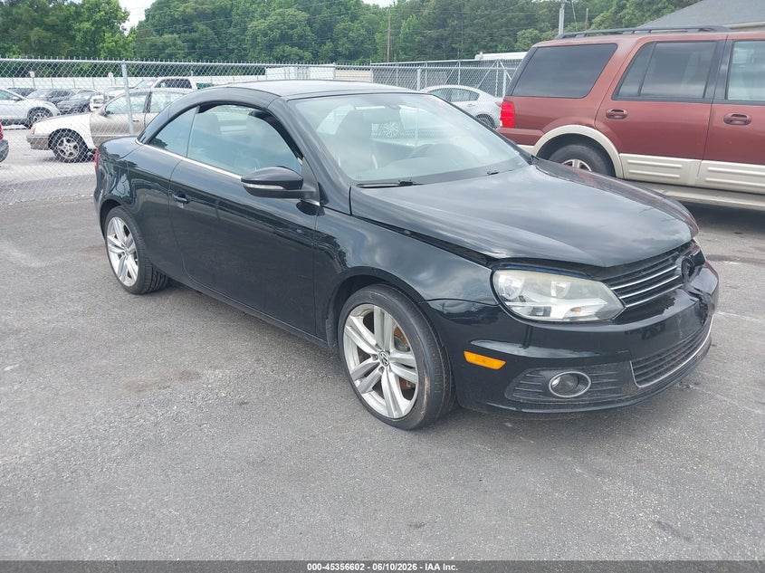 2012 Volkswagen Eos VIN WVWFW7AH4CV001987 IAAI salvage auction — NORMAL WEAR, Repossession Paperwork (Georgia), sold $275 on 2026-08-05 (photo 1)