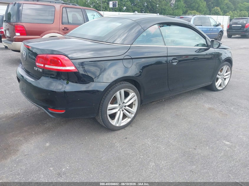 2012 Volkswagen Eos VIN WVWFW7AH4CV001987 IAAI salvage auction — NORMAL WEAR, Repossession Paperwork (Georgia), sold $275 on 2026-08-05 (photo 4)