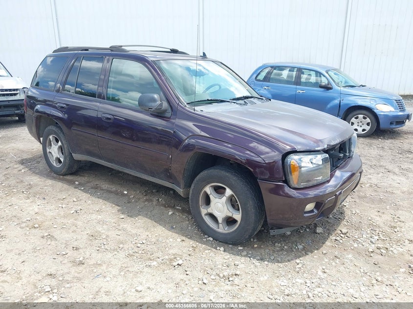 2008 Chevrolet Trailblazer VIN 1GNDS13S082134156 IAAI salvage auction — NORMAL WEAR, Repossession Paperwork (Georgia), sold $350 on 2026-07-09 (photo 1)