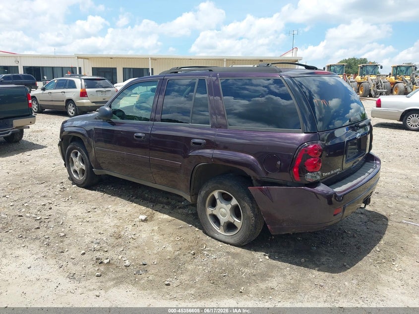 2008 Chevrolet Trailblazer VIN 1GNDS13S082134156 IAAI salvage auction — NORMAL WEAR, Repossession Paperwork (Georgia), sold $350 on 2026-07-09 (photo 3)