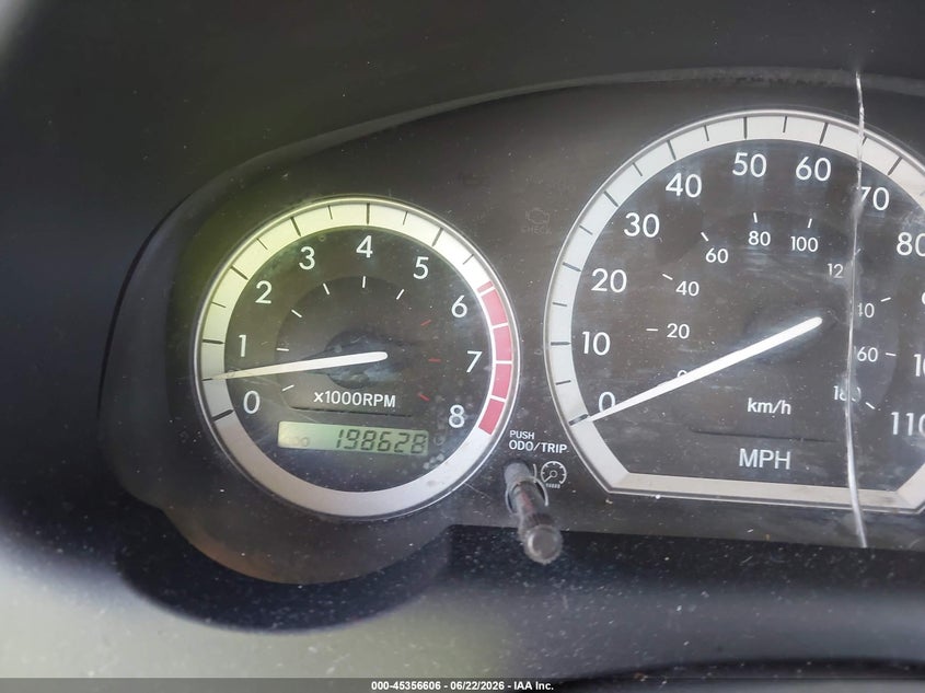 2004 Toyota Sienna VIN 5TDZA23CX4S022631 IAAI salvage auction — REAR END, Clear (Florida), sold $900 on 2026-07-07 (photo 7)