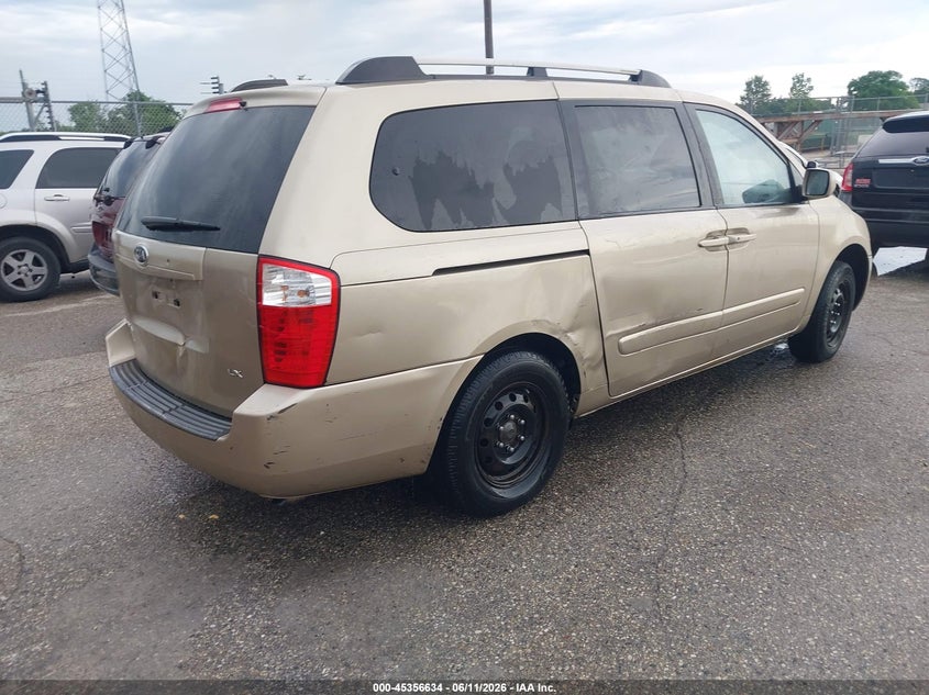 2006 Kia SEDONA VIN KNDMB233666084778 IAAI salvage auction — RIGHT SIDE, Clear-Endorsement (Wisconsin), sold $275 on 2026-07-28 (photo 4)