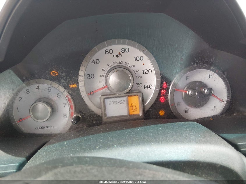 2010 Honda Pilot VIN 5FNYF3H23AB001672 IAAI salvage auction — NORMAL WEAR, Original (Texas), sold $350 on 2026-07-12 (photo 7)
