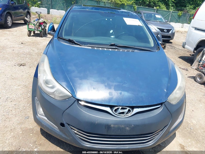 2016 Hyundai Elantra VIN KMHDH4AE3GU622053 IAAI salvage auction — NORMAL WEAR, Clear (Maryland), sold $475 on 2026-07-16 (photo 6)