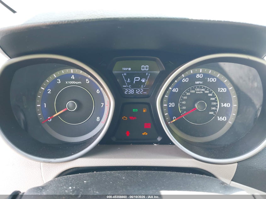 2016 Hyundai Elantra VIN KMHDH4AE3GU622053 IAAI salvage auction — NORMAL WEAR, Clear (Maryland), sold $475 on 2026-07-16 (photo 7)