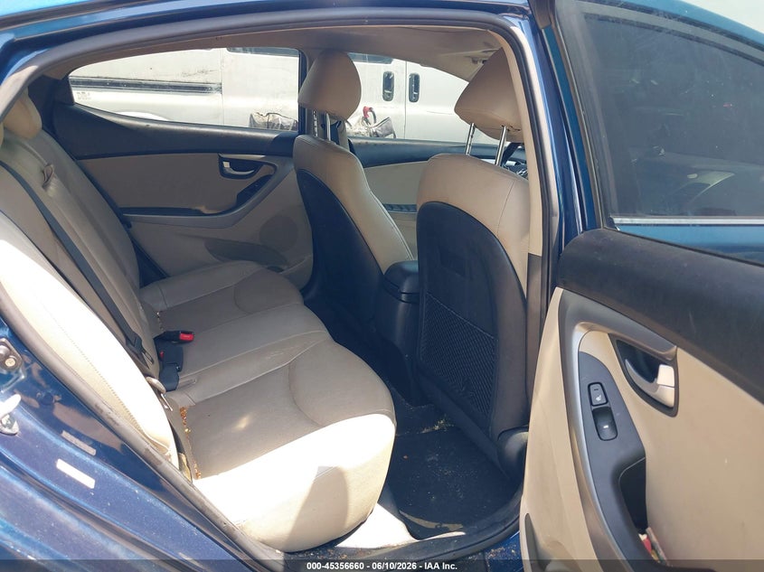 2016 Hyundai Elantra VIN KMHDH4AE3GU622053 IAAI salvage auction — NORMAL WEAR, Clear (Maryland), sold $475 on 2026-07-16 (photo 8)