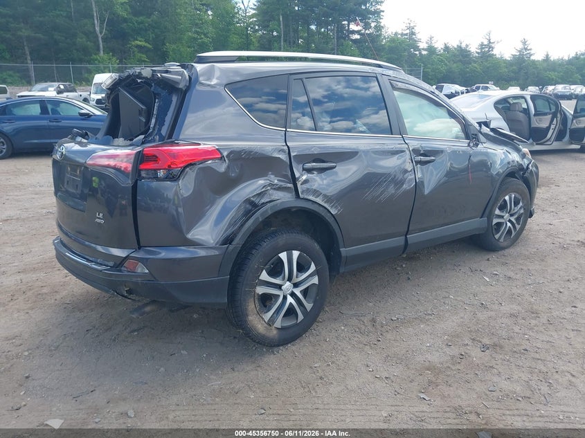 2018 Toyota VIN JTMBFREVXJJ733748 IAAI salvage auction — ROLLOVER, Salvage (Massachusetts), sold $1,600 on 2026-07-17 (photo 4)