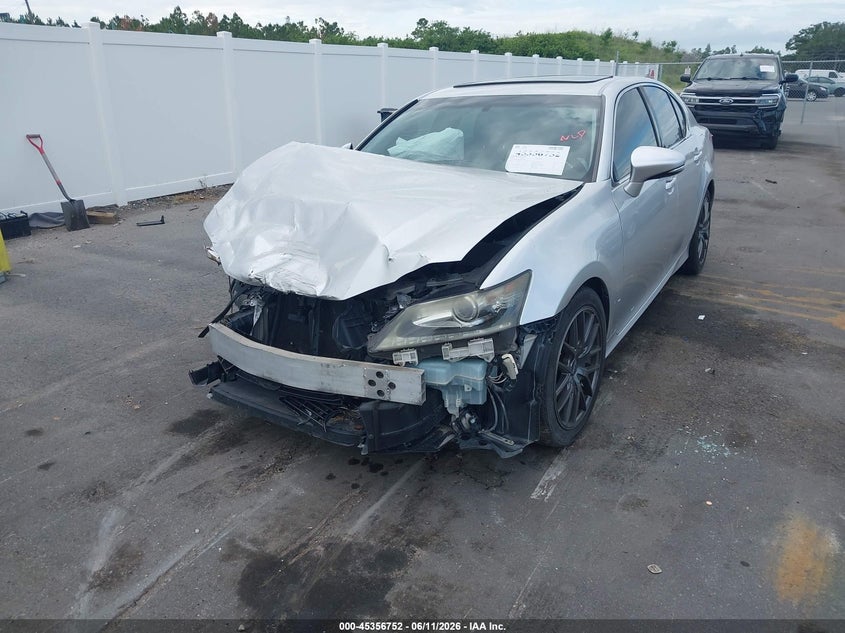 2014 Lexus Gs VIN JTHBE1BL3E5041349 IAAI salvage auction — RIGHT FRONT, Certificate Of Destruction (Florida), sold $125 on 2026-07-29 (photo 2)