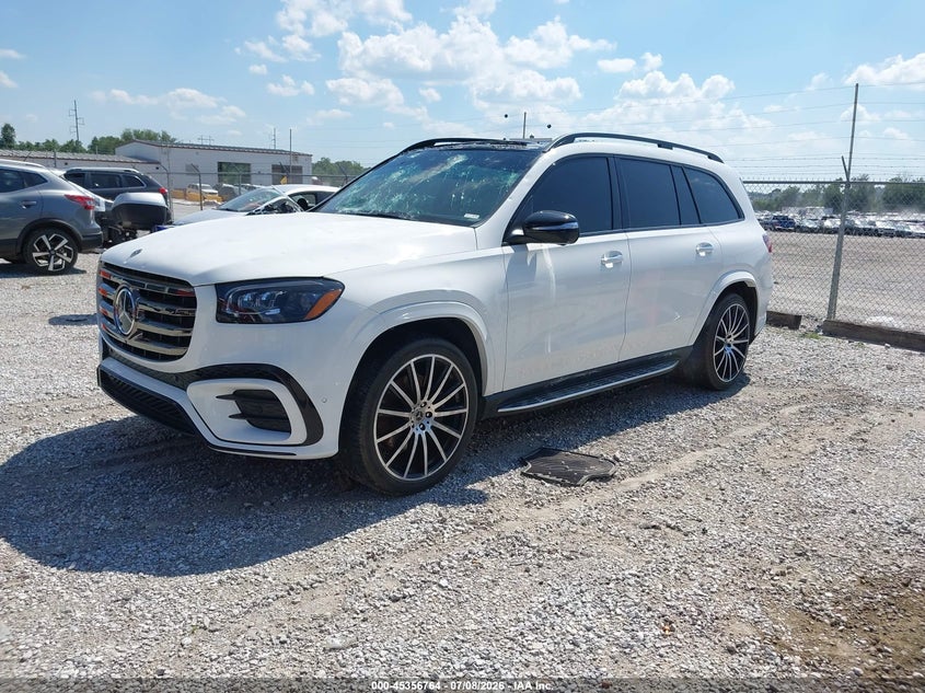 2025 Mercedes-benz Gls-klasse VIN 4JGFF5KE8SB339591 IAAI salvage auction — HAIL, Wait Title, sold $42,000 on 2026-09-15 (photo 2)