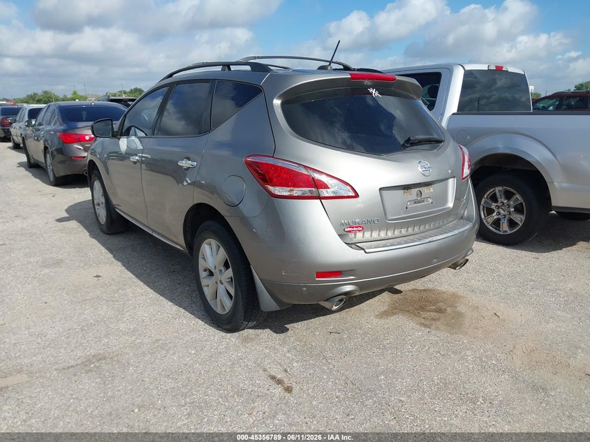 2011 Nissan Murano VIN JN8AZ1MU5BW069218 IAAI salvage auction — RIGHT SIDE, Original (Texas), sold $325 on 2026-07-15 (photo 3)