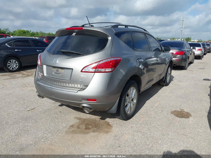 2011 Nissan Murano VIN JN8AZ1MU5BW069218 IAAI salvage auction — RIGHT SIDE, Original (Texas), sold $325 on 2026-07-15 (photo 4)