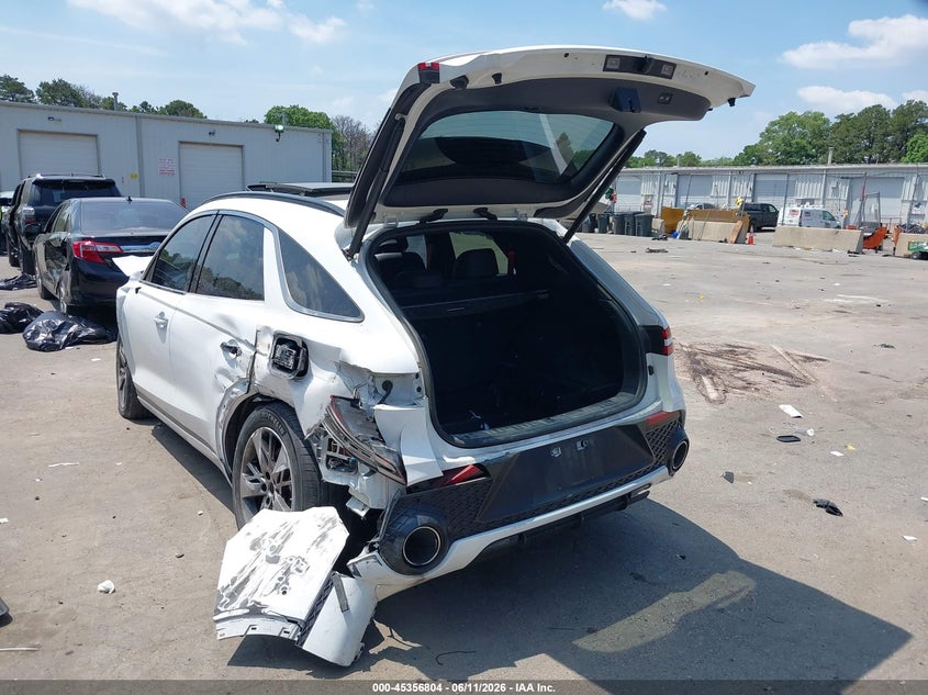 2022 Genesis Gv70 VIN KMUMCDTC7NU012682 IAAI salvage auction — LEFT & RIGHT, Salvage Title, sold $3,525 on 2026-07-21 (photo 3)