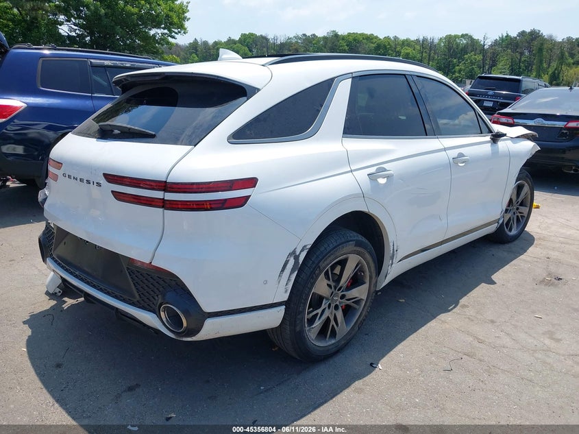2022 Genesis Gv70 VIN KMUMCDTC7NU012682 IAAI salvage auction — LEFT & RIGHT, Salvage Title, sold $3,525 on 2026-07-21 (photo 4)