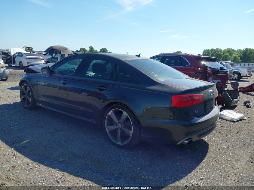 2014 Audi A6 VIN WAUHGAFC1EN101139 IAAI salvage auction — FRONT END, Salvage (Arkansas), sold $1,000 on 2026-07-29 (photo 3)