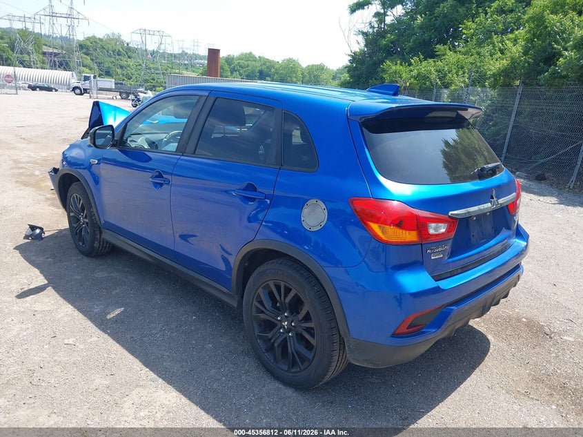 2019 Mitsubishi VIN JA4AR3AU7KU016246 IAAI salvage auction — FRONT END, Salvage (Pennsylvania), sold $1,850 on 2026-07-10 (photo 3)