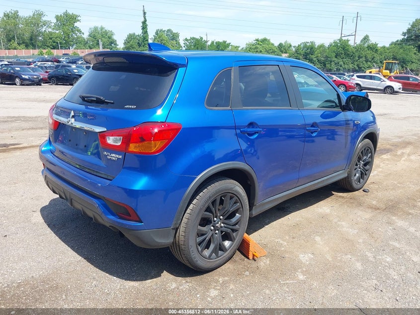 2019 Mitsubishi VIN JA4AR3AU7KU016246 IAAI salvage auction — FRONT END, Salvage (Pennsylvania), sold $1,850 on 2026-07-10 (photo 4)