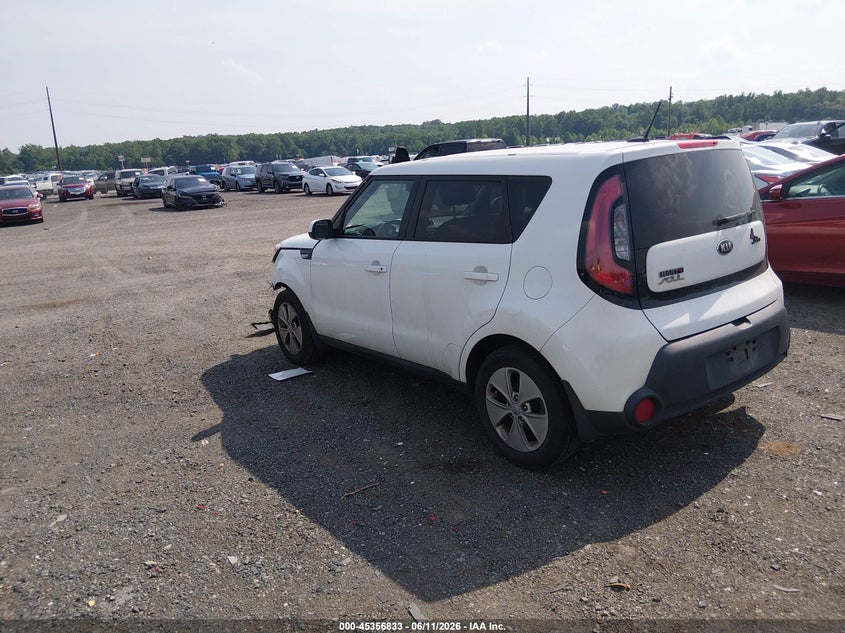 2014 Kia Soul VIN KNDJN2A24E7065871 IAAI salvage auction — FRONT END, Salvage - Greater Than 75% (Maryland), sold $425 on 2026-07-06 (photo 3)