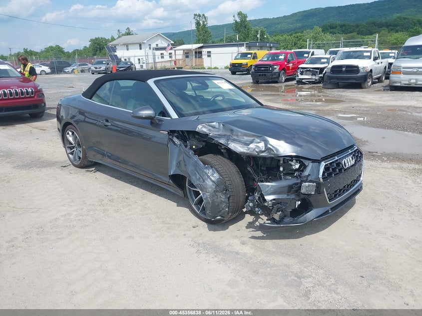 2023 Audi VIN WAU4AGF58PN003118 IAAI salvage auction — RIGHT FRONT, Salvage (Pennsylvania), sold $25 on 2026-07-10 (photo 1)