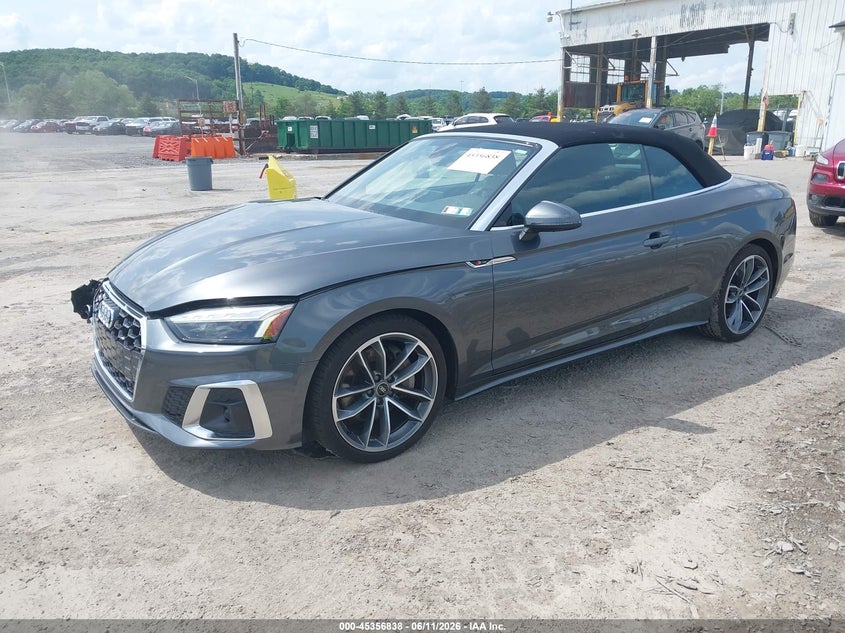2023 Audi VIN WAU4AGF58PN003118 IAAI salvage auction — RIGHT FRONT, Salvage (Pennsylvania), sold $25 on 2026-07-10 (photo 2)
