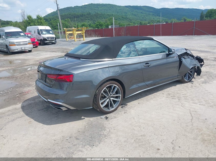 2023 Audi VIN WAU4AGF58PN003118 IAAI salvage auction — RIGHT FRONT, Salvage (Pennsylvania), sold $25 on 2026-07-10 (photo 4)