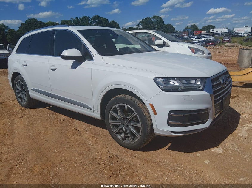 2017 Audi Q7 VIN WA1LAAF71HD021572 IAAI salvage auction — HAIL, Clear (Missouri), sold $6,900 on 2026-07-20 (photo 1)