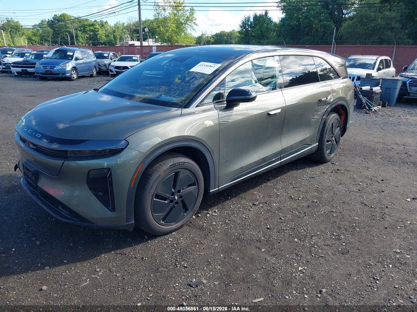 2026 Lucid Gravity VIN 7UUG1DKJ7TA008796 IAAI salvage auction — LEFT SIDE, Salvage (Idaho), sold $36,250 on 2026-07-29 (photo 2)