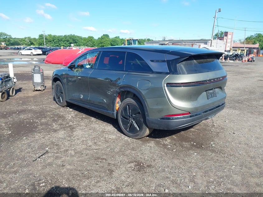 2026 Lucid Gravity VIN 7UUG1DKJ7TA008796 IAAI salvage auction — LEFT SIDE, Salvage (Idaho), sold $36,250 on 2026-07-29 (photo 3)