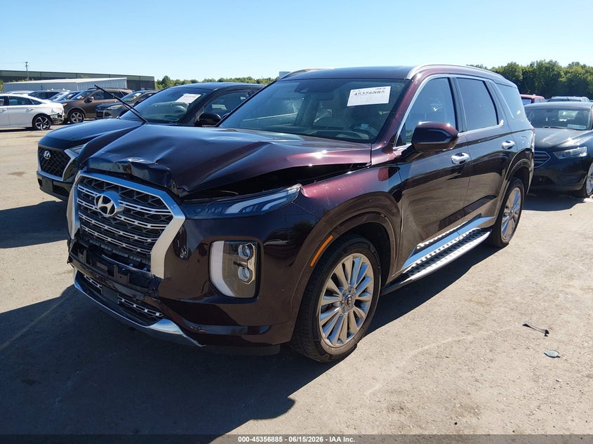 2020 Hyundai Palisade VIN KM8R5DHE5LU162750 IAAI salvage auction — FRONT END, Salvage (Ohio), sold $8,550 on 2026-07-14 (photo 2)