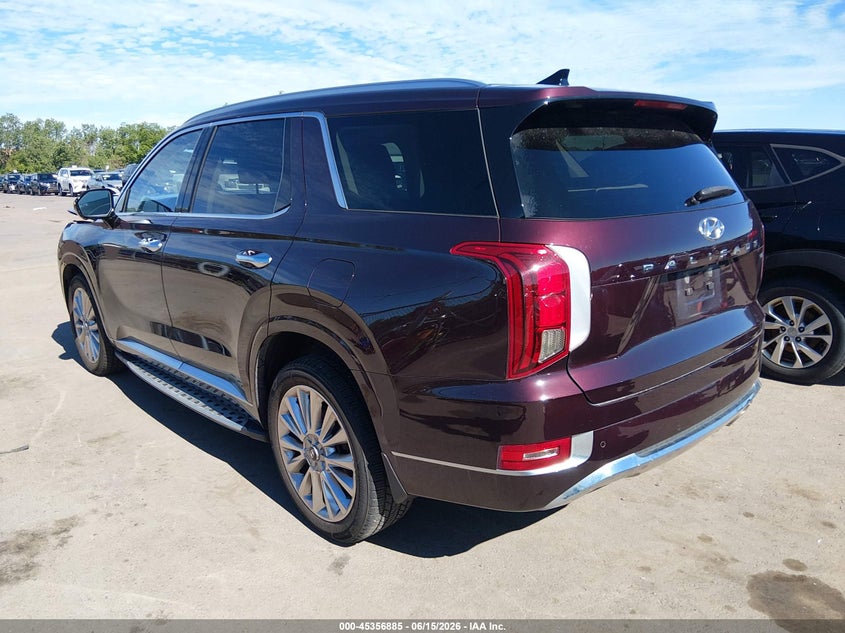 2020 Hyundai Palisade VIN KM8R5DHE5LU162750 IAAI salvage auction — FRONT END, Salvage (Ohio), sold $8,550 on 2026-07-14 (photo 3)