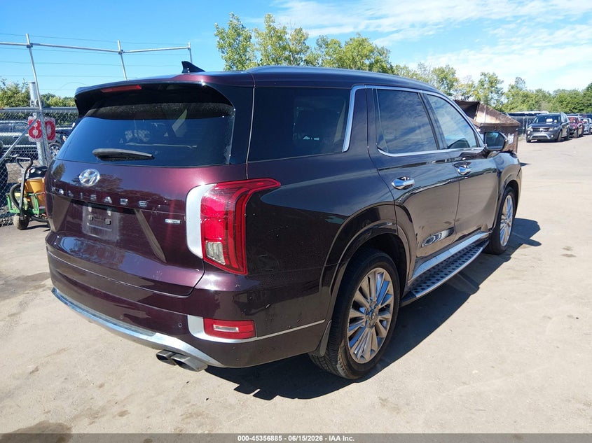 2020 Hyundai Palisade VIN KM8R5DHE5LU162750 IAAI salvage auction — FRONT END, Salvage (Ohio), sold $8,550 on 2026-07-14 (photo 4)