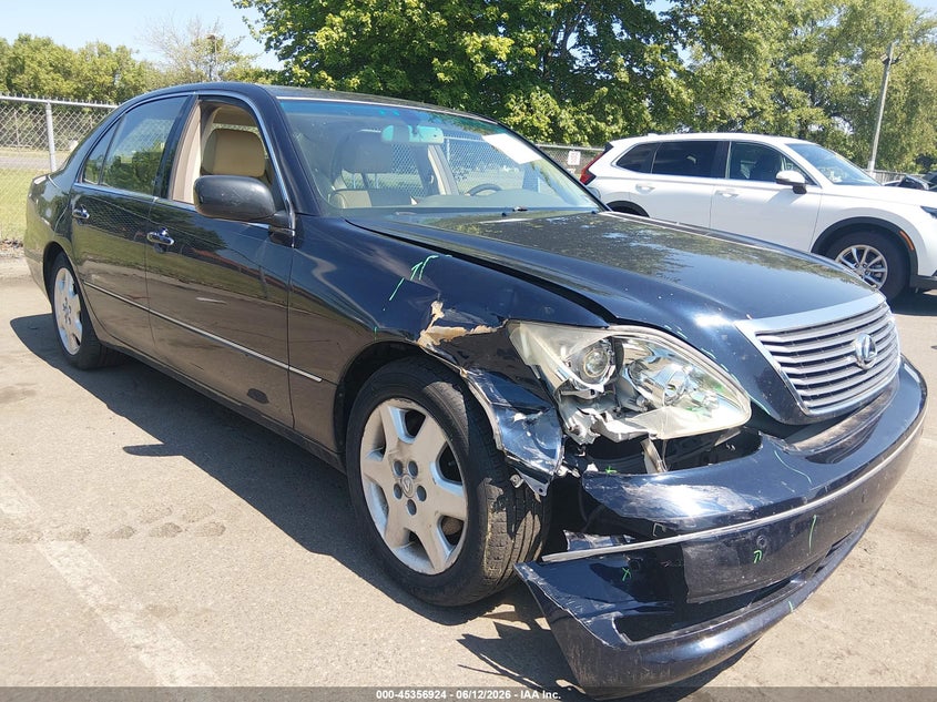 2005 Lexus Ls 430 VIN JTHBN36F455006707 IAAI salvage auction — FRONT END, Salvage (New Jersey), sold $900 on 2026-07-27 (photo 1)