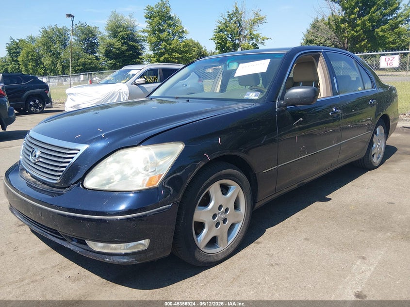 2005 Lexus Ls 430 VIN JTHBN36F455006707 IAAI salvage auction — FRONT END, Salvage (New Jersey), sold $900 on 2026-07-27 (photo 2)