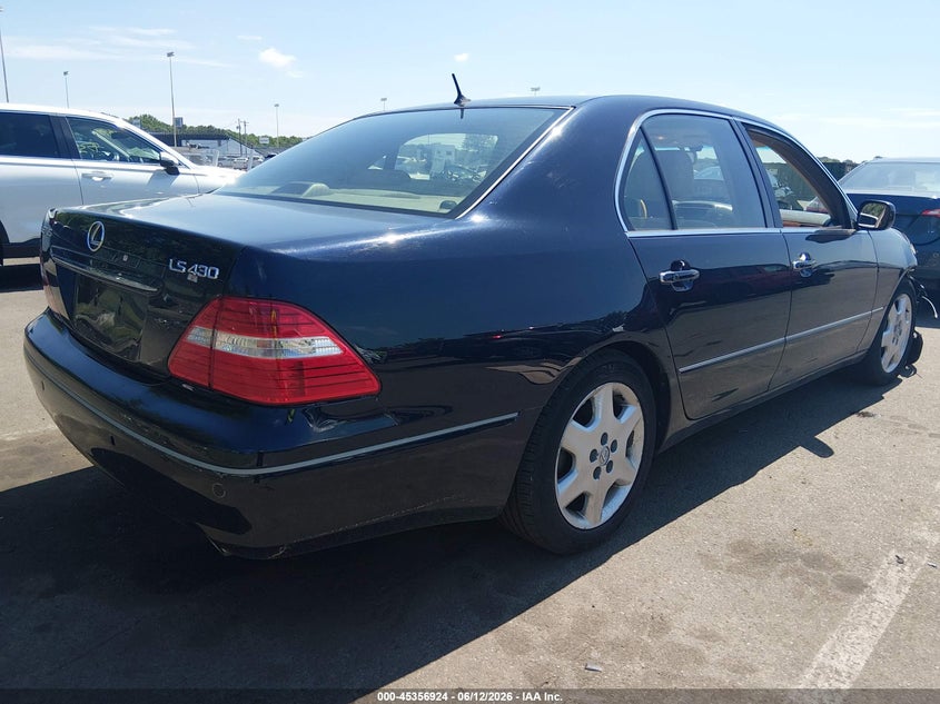 2005 Lexus Ls 430 VIN JTHBN36F455006707 IAAI salvage auction — FRONT END, Salvage (New Jersey), sold $900 on 2026-07-27 (photo 4)