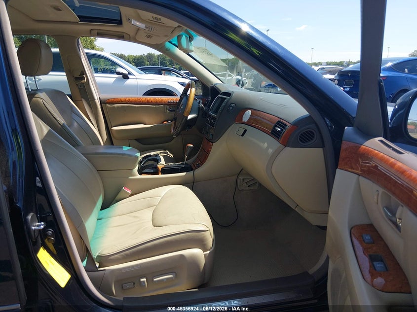 2005 Lexus Ls 430 VIN JTHBN36F455006707 IAAI salvage auction — FRONT END, Salvage (New Jersey), sold $900 on 2026-07-27 (photo 5)