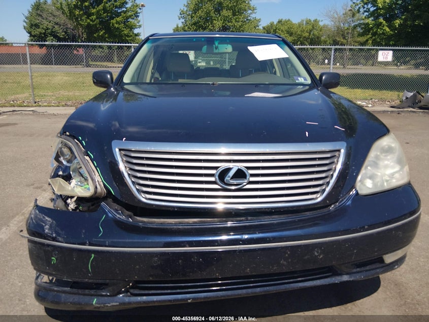 2005 Lexus Ls 430 VIN JTHBN36F455006707 IAAI salvage auction — FRONT END, Salvage (New Jersey), sold $900 on 2026-07-27 (photo 6)
